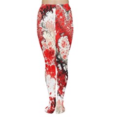 Red Fractal Art Women s Tights by Amaryn4rt