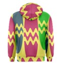 Easter Egg Shapes Large Wave Green Pink Blue Yellow Men s Zipper Hoodie View2