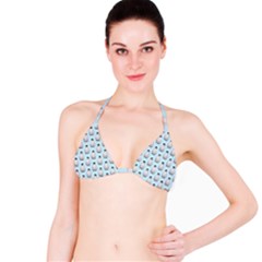 Penguin Animals Ice Snow Blue Cool Bikini Top by Alisyart