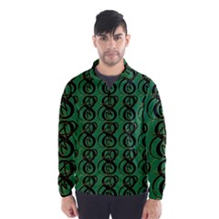 Abstract Pattern Graphic Lines Wind Breaker (men) by Amaryn4rt