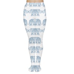 Indian Elephant  Women s Tights by Valentinaart