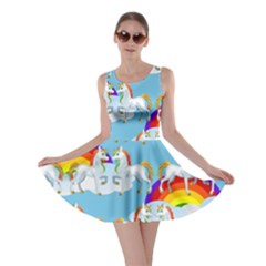 Rainbow Pony  Skater Dress by Valentinaart