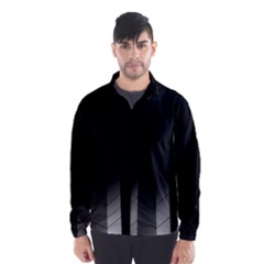 Wall White Black Abstract Wind Breaker (men) by Amaryn4rt