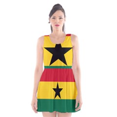 Flag Of Ghana Scoop Neck Skater Dress by abbeyz71