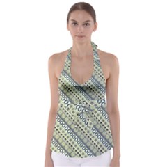 Abstract Seamless Pattern Babydoll Tankini Top by Amaryn4rt