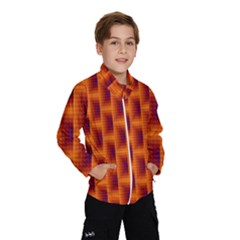 Fractal Multicolored Background Wind Breaker (kids) by Amaryn4rt