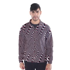 Digital Fractal Pattern Wind Breaker (men) by Amaryn4rt