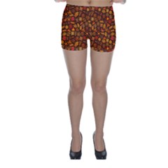 Pattern Background Ethnic Tribal Skinny Shorts by Simbadda
