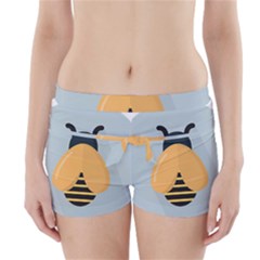 Animals Bee Wasp Black Yellow Fly Boyleg Bikini Wrap Bottoms by Alisyart