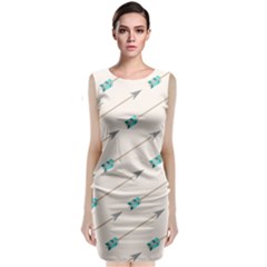 Arrow Quilt Classic Sleeveless Midi Dress by Alisyart