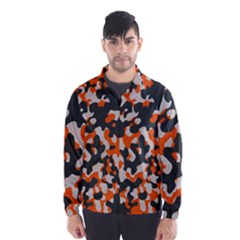 Camouflage Texture Patterns Wind Breaker (men) by Simbadda