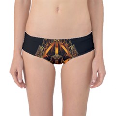 3d Fractal Jewel Gold Images Classic Bikini Bottoms by Simbadda