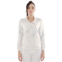 Love Card Flowers Wind Breaker (women) by Simbadda