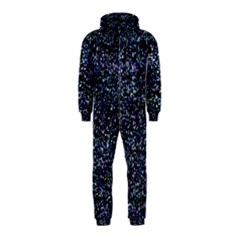 Pixel Colorful And Glowing Pixelated Pattern Hooded Jumpsuit (kids) by Simbadda