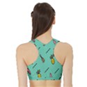 Guitar Pineapple Sports Bra with Border View2