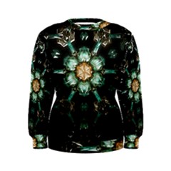 Kaleidoscope With Bits Of Colorful Translucent Glass In A Cylinder Filled With Mirrors Women s Sweatshirt by Simbadda