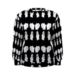 Cute Ghost Pattern Women s Sweatshirt by Simbadda