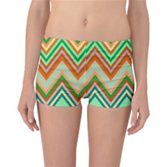 Chevron Wave Color Rainbow Triangle Waves Reversible Bikini Bottoms by Alisyart