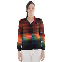 Abstract Binary Wind Breaker (women) by Simbadda