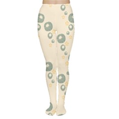 Flower Floral Pink Women s Tights by Alisyart