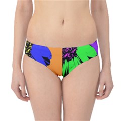 Flower Pop Sunflower Hipster Bikini Bottoms by Alisyart