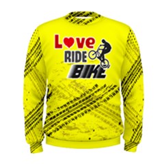 Love Ride Bike Fitness  Men s Sweatshirt by PattyVilleDesigns