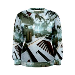 Digital Art Paint In Water Women s Sweatshirt by Simbadda