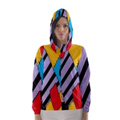 Sally s Patchwork Pattern Hooded Wind Breaker (women) by Alisyart