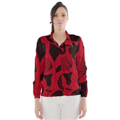 Congregation Of Floral Shades Pattern Wind Breaker (women) by Simbadda