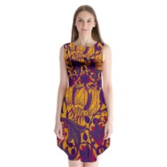 Floral Pattern Sleeveless Chiffon Dress   by Valentinaart