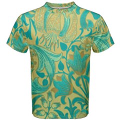 Floral Pattern Men s Cotton Tee by Valentinaart