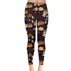 Colorful Halloween Cartoon Bright Women s Leggings by CoolDesigns
