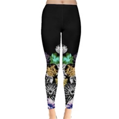 Colorful Floral Leggings by CoolDesigns