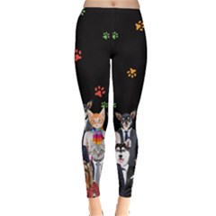 Cats & Dogs Suit Leggings  by CoolDesigns