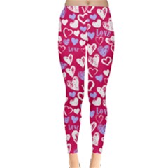 Love Pink Leggings  by CoolDesigns
