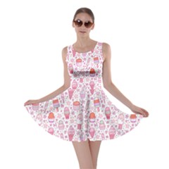 Ice2 Yummy Ice Cream Pattern Skater Dress by CoolDesigns