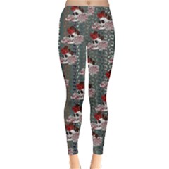 Skull Classy Leggings  by CoolDesigns