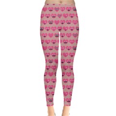 Heart Face Leggings  by CoolDesigns