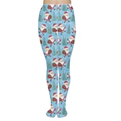 Blue Christmas Illustration Women s Tights by CoolDesigns