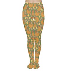 Green Chicken Flat Pattern Women s Tights by CoolDesigns
