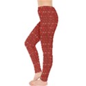 Red Red Christmas Pattern Leggings View3