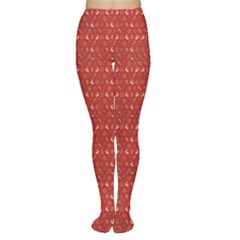 Red Red Christmas Pattern Tights by CoolDesigns