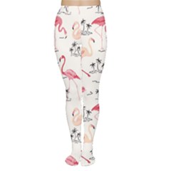 Colorful Flamingo Bird Pattern Women s Tights by CoolDesigns
