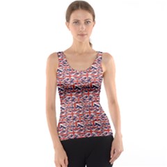 Red Pattern Of British Flag Tank Top by CoolDesigns