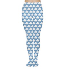 Blue Cute Cloud Pattern Tights by CoolDesigns