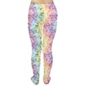 Colorful Pastel Rainbow Petals Women s Tights View2