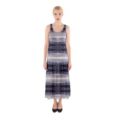 Black Stripes Sleeveless Maxi Dress by CoolDesigns