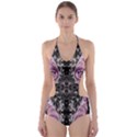 Dark Damask Cut-Out One Piece Swimsuit View1