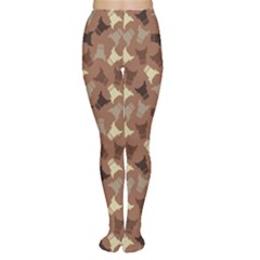 Brown : Cow Design Pattern Women s Tights by CoolDesigns