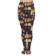Colorful Halloween Cartoon Bright Women s Tights by CoolDesigns